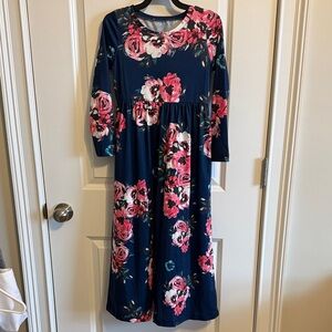 Floral Long Sleeve Dress